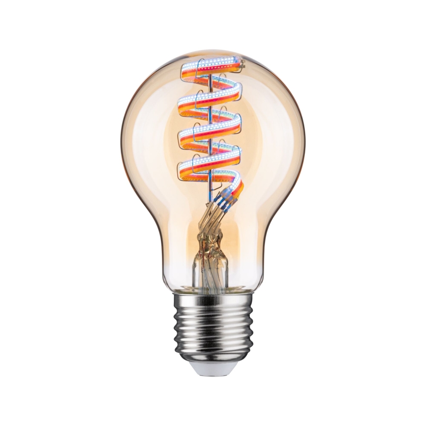Żarówka LED RGBW ściemnialna FILAMENT E27/6,3W/230V 2200-6500K - Paulmann 29156