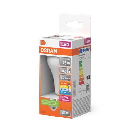 Žarówka LED ściemnialna CLASSIC A60 E27/10,5W/230V 2700/3000/4000/6500K - Osram