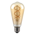 Żarówka LED ściemnialna FILAMENT ST64 E27/4,8W/230V 1800K