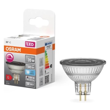 Żarówka LED ściemnialna MR16 GU5,3/5W/12V 4000K 36° CRI 90 - Osram