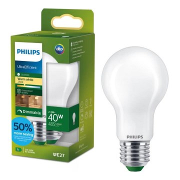 Żarówka LED ściemnialna ULTRAEFFICIENT Philips A60 E27/2,3W/230V 2700K