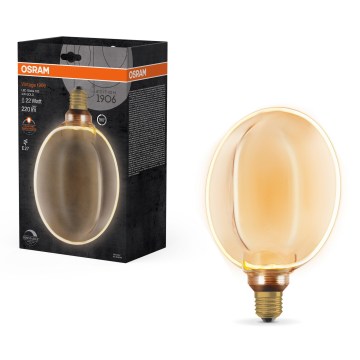 Żarówka LED ściemnialna VINTAGE E27/4W/230V 1800K złota - Osram