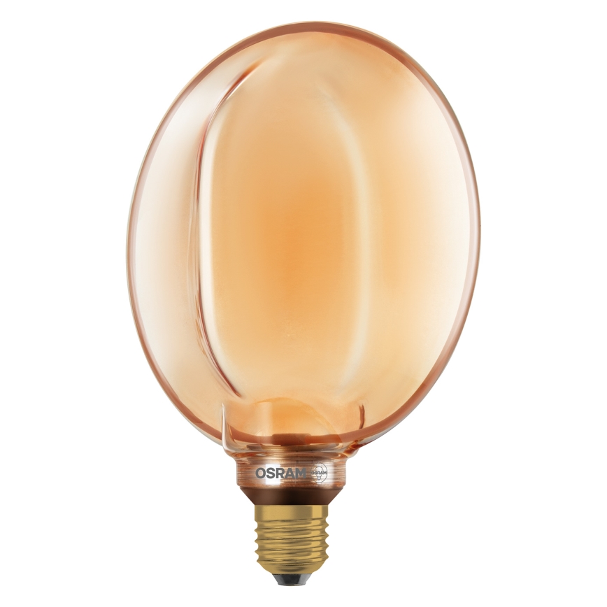 Żarówka LED ściemnialna VINTAGE E27/4W/230V 1800K złota - Osram