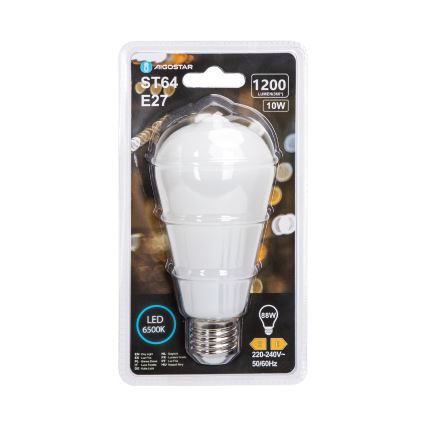 Żarówka LED ST64 E27/10W/230V 6500K - Aigostar