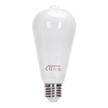 Žarówka LED ST64 E27/8W/230V 330° 6500K - Aigostar