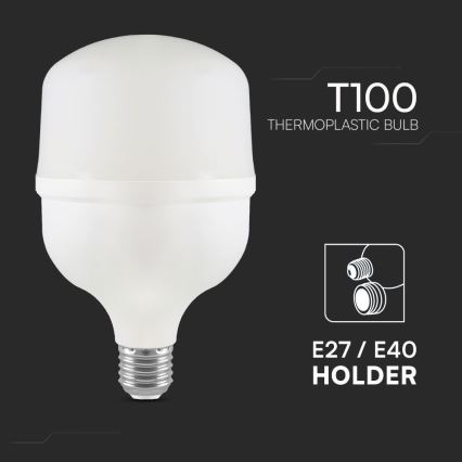 Żarówka LED T100, trzonek E40/E27, 30W, 230V, 6500K