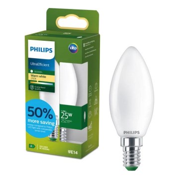 Žarówka LED ULTRAEFFICIENT Philips B35 E14/1,2W/230V 2700K