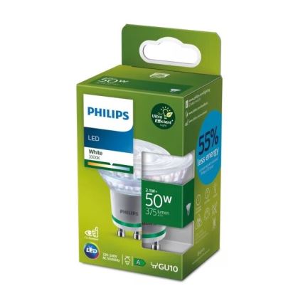 Żarówka LED ULTRAEFFICIENT Philips PAR16 GU10/2,1W/230V 3000K