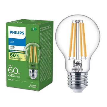 Żarówka LED ULTRAEFFICIENT VINTAGE Philips A60 E27/4W/230V 3000K