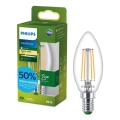 Żarówka LED ULTRAEFFICIENT VINTAGE Philips B35 E14/1,2W/230V 2700K