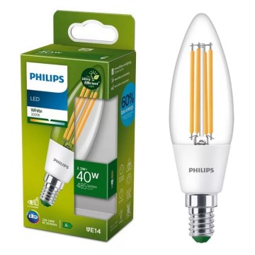 Żarówka LED ULTRAEFFICIENT VINTAGE Philips B35 E14/2,3W/230V 3000K