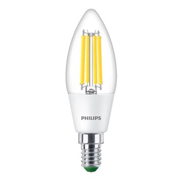 Żarówka LED ULTRAEFFICIENT VINTAGE Philips B35 E14/2,3W/230V 4000K