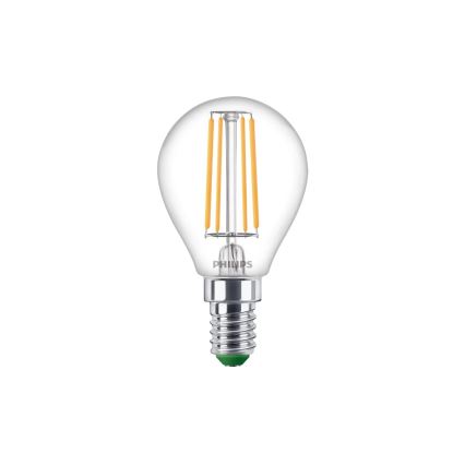 Żarówka LED ULTRAEFFICIENT VINTAGE Philips P45 E14/1,2W/230V 2700K