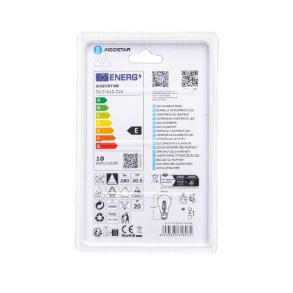 Żarówka LED VINTAGE A60 E27/10W/230V 2200K - Aigostar