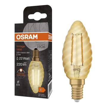 Żarówka LED VINTAGE FILAMENT E14/2,5W/230V 2400K - Osram