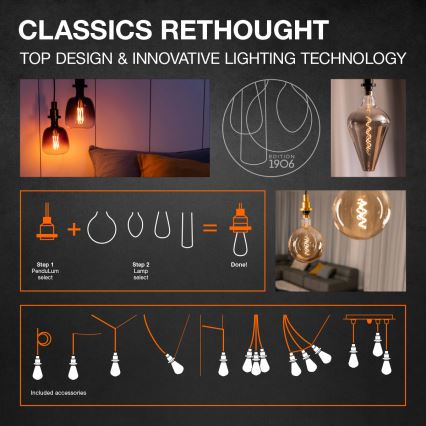 Żarówka LED Vintage Filament E27/4W/230V 1800K - Osram