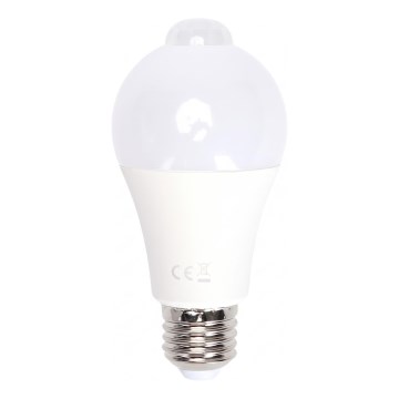Żarówka LED z czujnikiem ruchu i zmierzchu A60 E27/9W/230V 6500K - Aigostar
