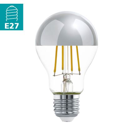 Żarówka LED z lustrzaną sferyczną bańką A60 E27/7W/230V 2700K - Eglo 11834