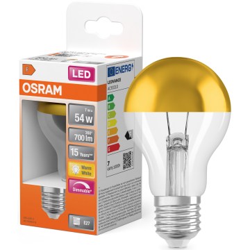 Žarówka LED z lustrzanym wykończeniem SUPERSTAR E27/7W/230V 2700K złota - Osram