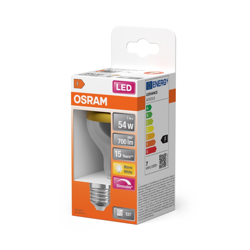 Žarówka LED z lustrzanym wykończeniem SUPERSTAR E27/7W/230V 2700K złota - Osram