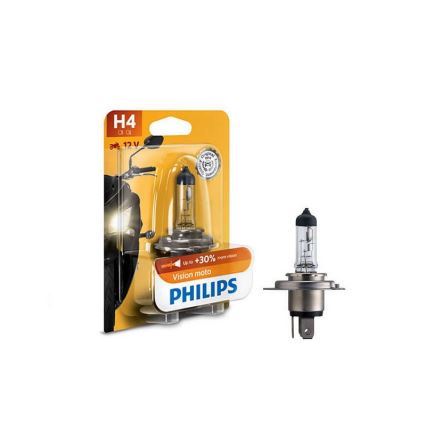 Żarówka motocyklowa Philips VISION MOTO 12342PRBW H4 P43t-38/60/55W/12V