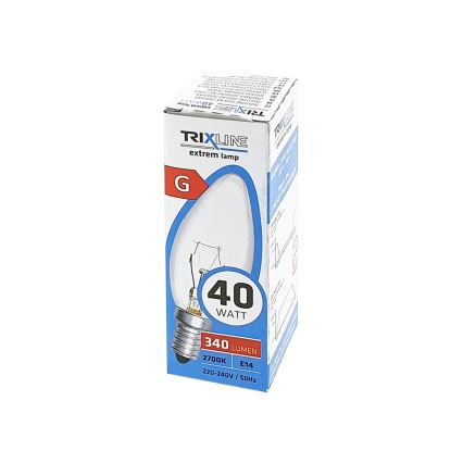 Żarówka przemysłowa C35 E14/40W/230V 2700K