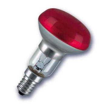 Żarówka reflektorowa E14/40W CONC R50 CZERWONA - Osram