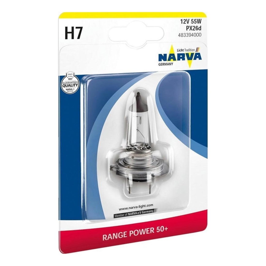 Żarówka samochodowa H7 PX26d/55W/12V - Narva 48339RPNVAB1