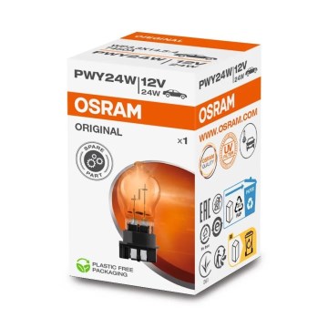 Żarówka samochodowa ORIGINAL WP3.3X14.5-4 PSX PWY24W/24W/12V - Osram