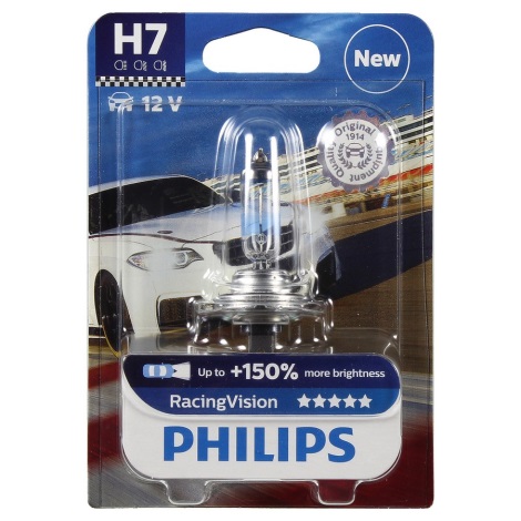 Żarówka samochodowa Philips RACINGVISION 12972RVB1 H7 PX26d/55W/12V