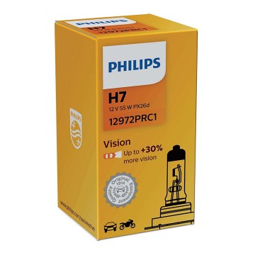 Żarówka samochodowa Philips VISION 12972PRC1 H7 PX26d/55W/12V