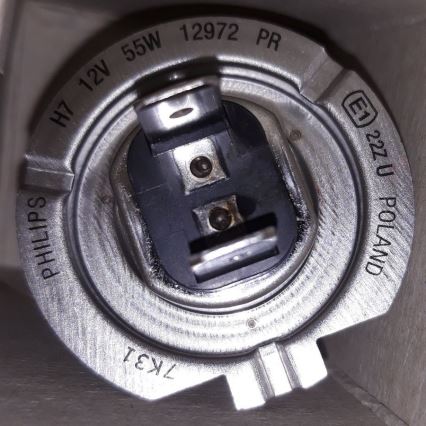 Żarówka samochodowa Philips VISION 12972PRC1 H7 PX26d/55W/12V