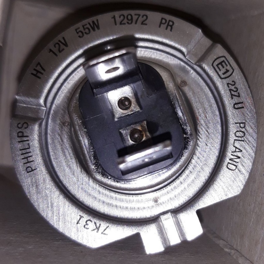 Żarówka samochodowa Philips VISION 12972PRC1 H7 PX26d/55W/12V