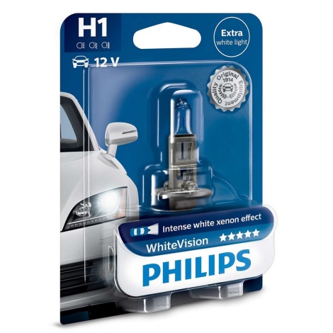 Żarówka samochodowa Philips WHITE VISION 12258WHVB1 H1 P14,5s/55W/12V