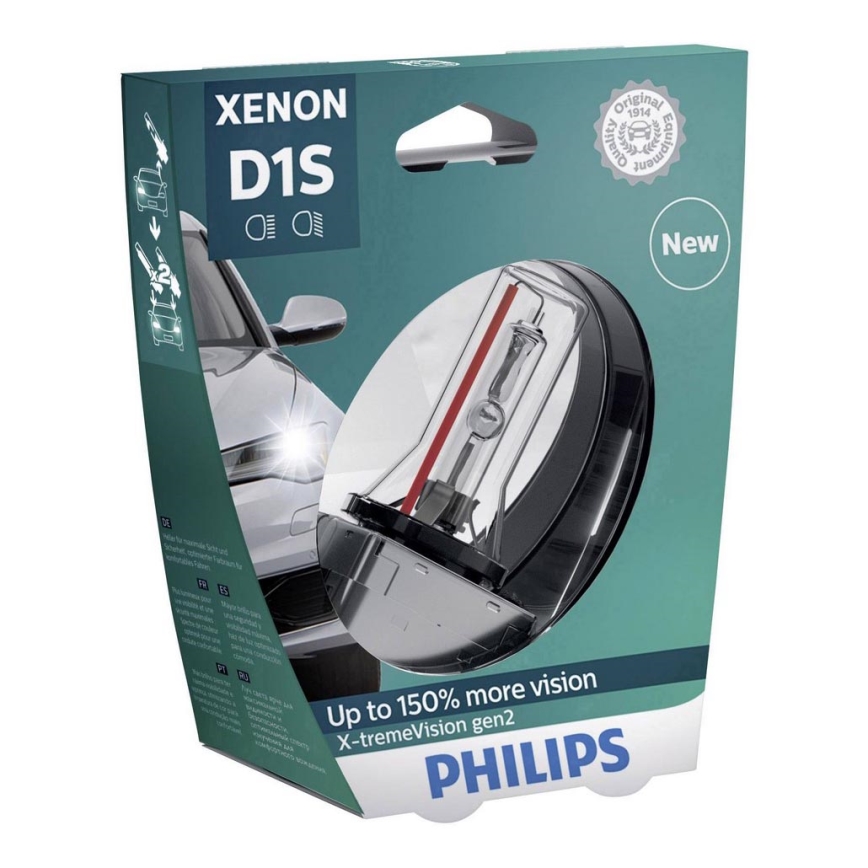 Żarówka samochodowa Philips X-TREMEVISION D1S PK32d-2/35W/85V 4800K