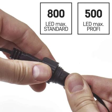 Zasilacz do łączonych łańcuchów świątecznych 12W/230V IP44