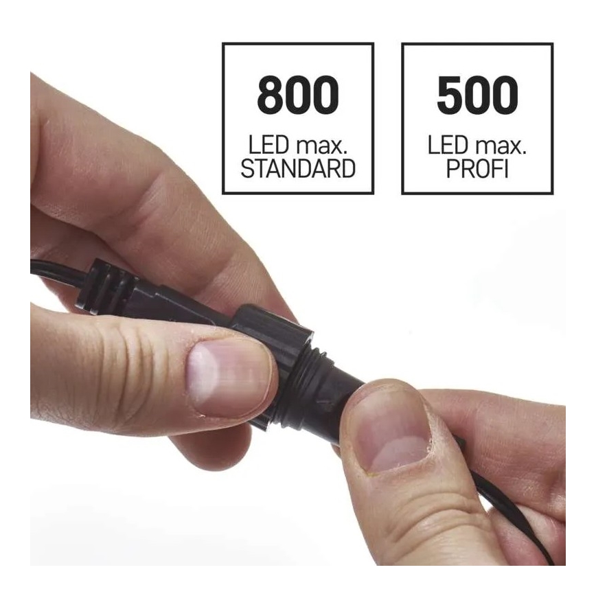 Zasilacz do łączonych łańcuchów świątecznych 12W/230V IP44