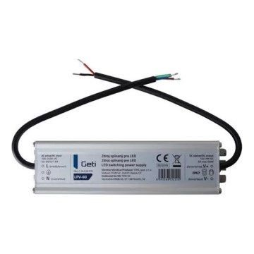 Zasilacz impulsowy do taśm LED 60W/12V IP67