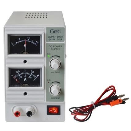 Zasilacz laboratoryjny 1502A 0-15V/0-2A