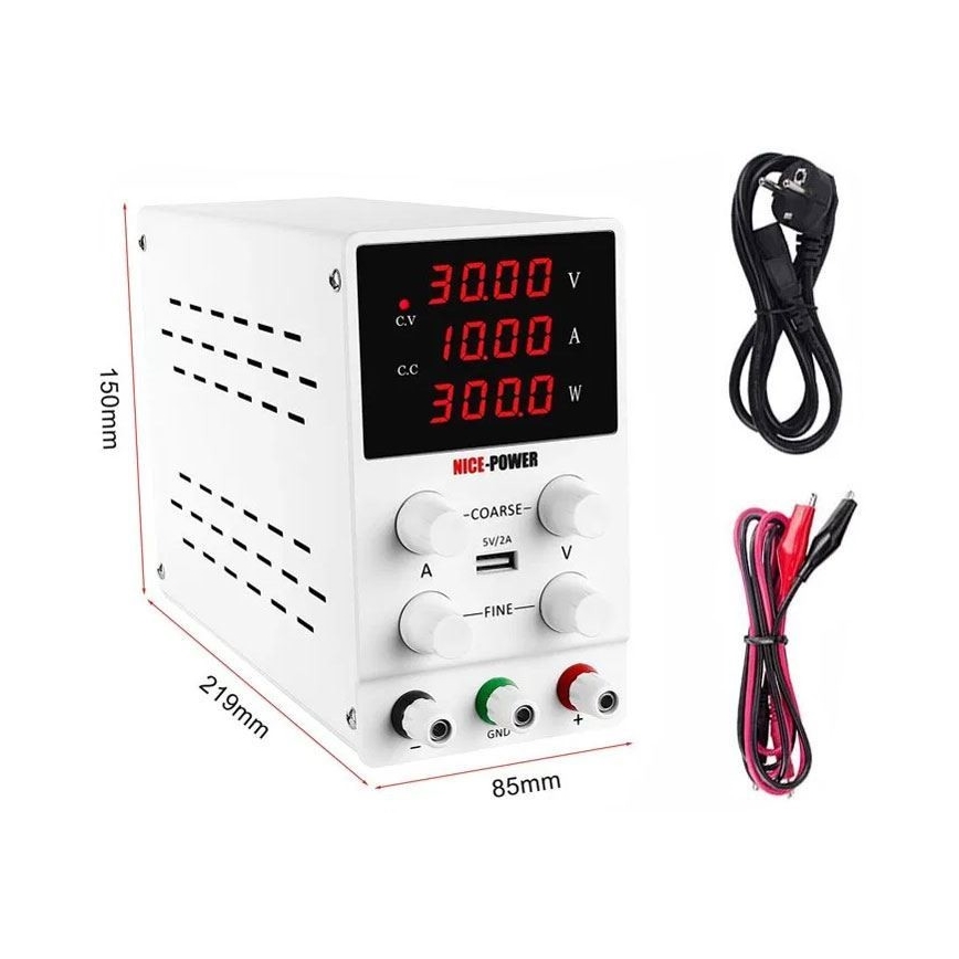Zasilacz laboratoryjny SPS3010 0-30V/0-10A