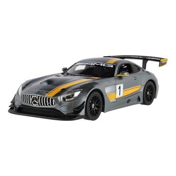 Zdalnie sterowany samochód RC Mercedes AMG GT3 RASTAR 5xAA + 2xAA szary