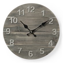 Zegar Ścienny 1xAA/1,5V drewno 30 cm
