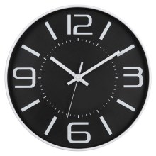 Zegar ścienny 1xAA 29 cm czarny