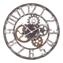 Zegar ścienny 1xAA śr. 60 cm drewno
