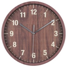 Zegar ścienny 25 cm brown