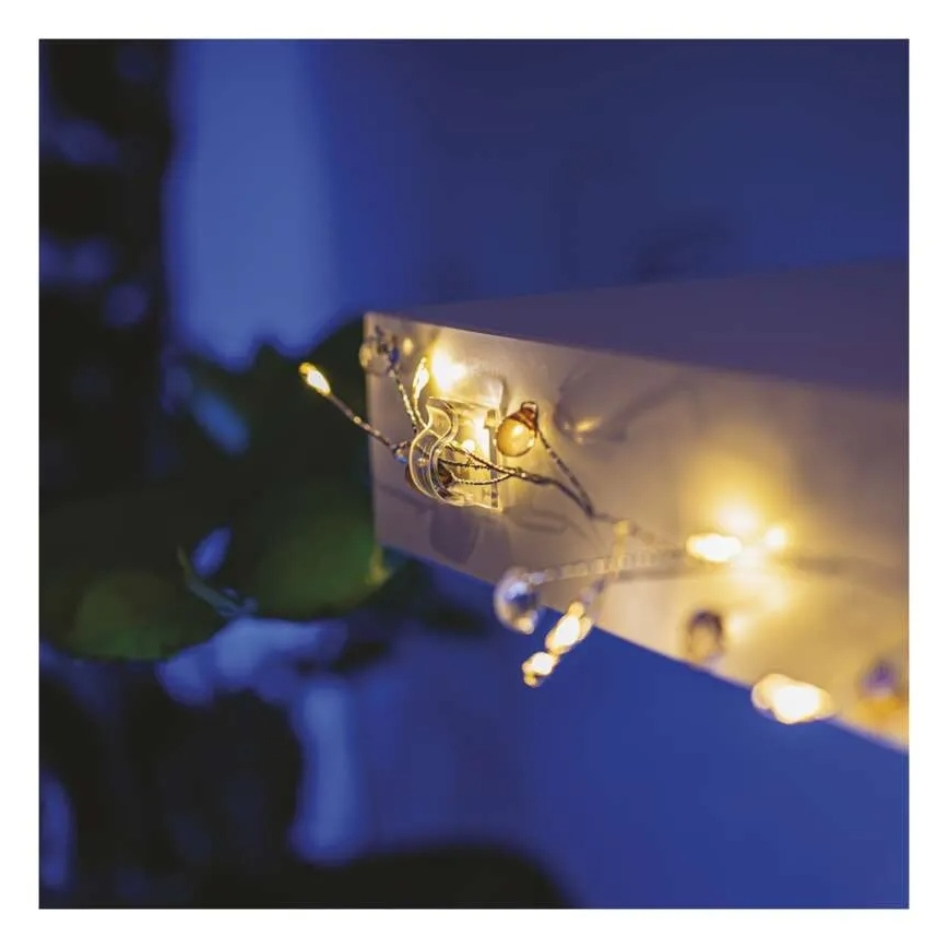 ZESTAW 10 szt. uchwytów do łańcuchów świątecznych