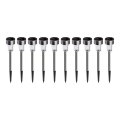 ZESTAW 10x Lampa solarna LED LED/0,06W/1,2V 6000K IP44 40 mAh