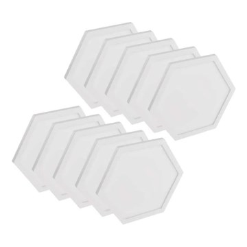 ZESTAW 10x RGBIC Ściemnialny panel LED/1,9W/230V Wi-Fi Tuya