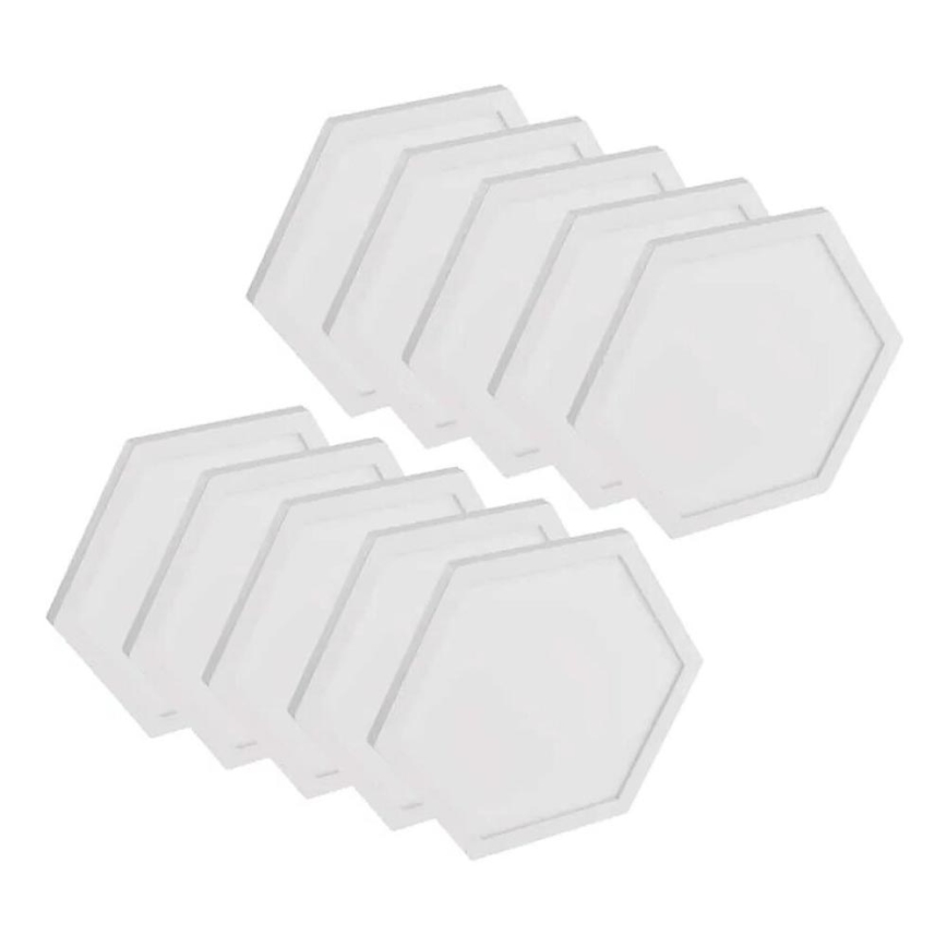 ZESTAW 10x RGBIC Ściemnialny panel LED/1,9W/230V Wi-Fi Tuya