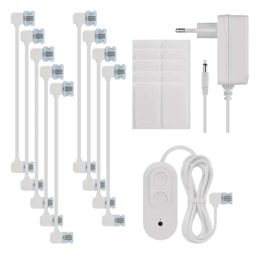 ZESTAW 10x RGBIC Ściemnialny panel LED/1,9W/230V Wi-Fi Tuya